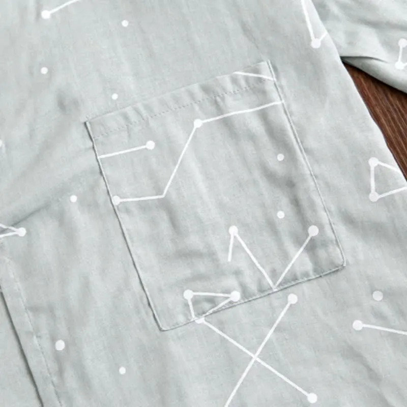 Partner-Kimono-Loungewear aus Baumwolle