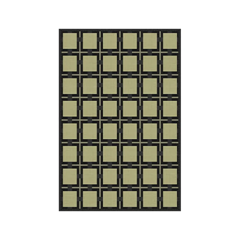 Retro-Karo-Teppich