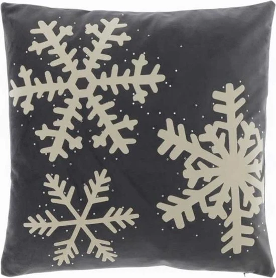 Unique Living Kissen Snowflake 45x45cm