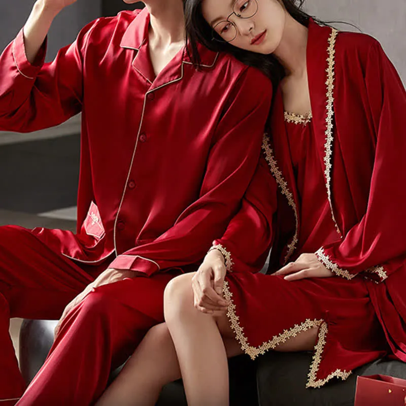 Partner-Nachtwäsche-Set aus Spitze