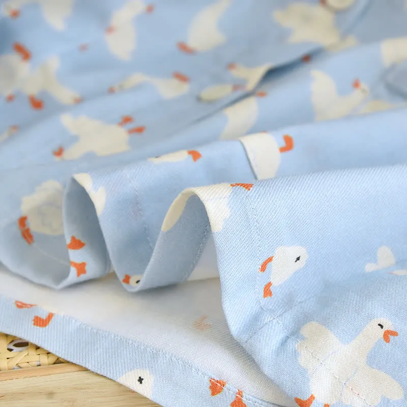 Loungewear-Set aus gebürsteter Baumwolle von Goose