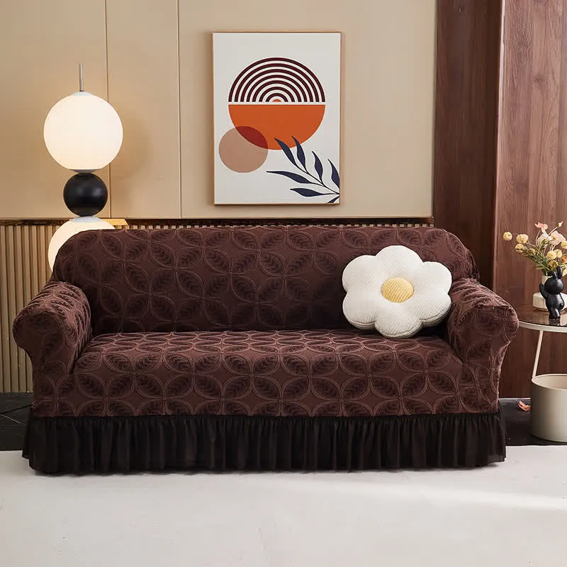 Hochelastischer 3D-Jacquard-Sofaüberzug