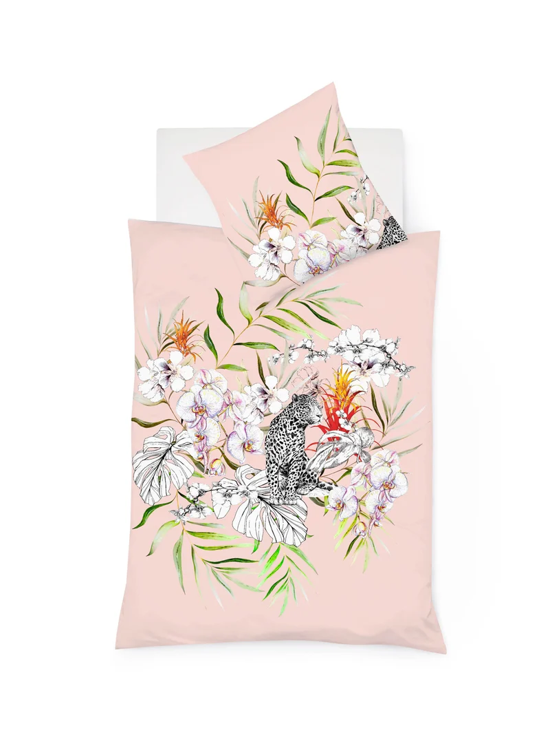 Fleuresse Mako-Satin Bettwäsche Bed Art Hibiskus 11419