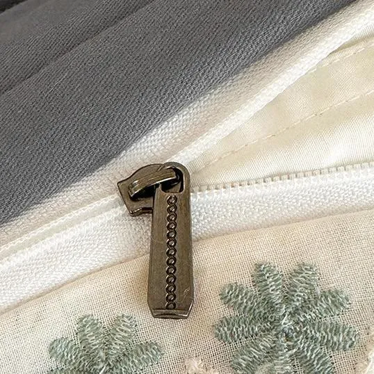 Ownkoti Bettwäsche aus reiner Baumwolle im Vintage-Stil mit botanischen Motiven