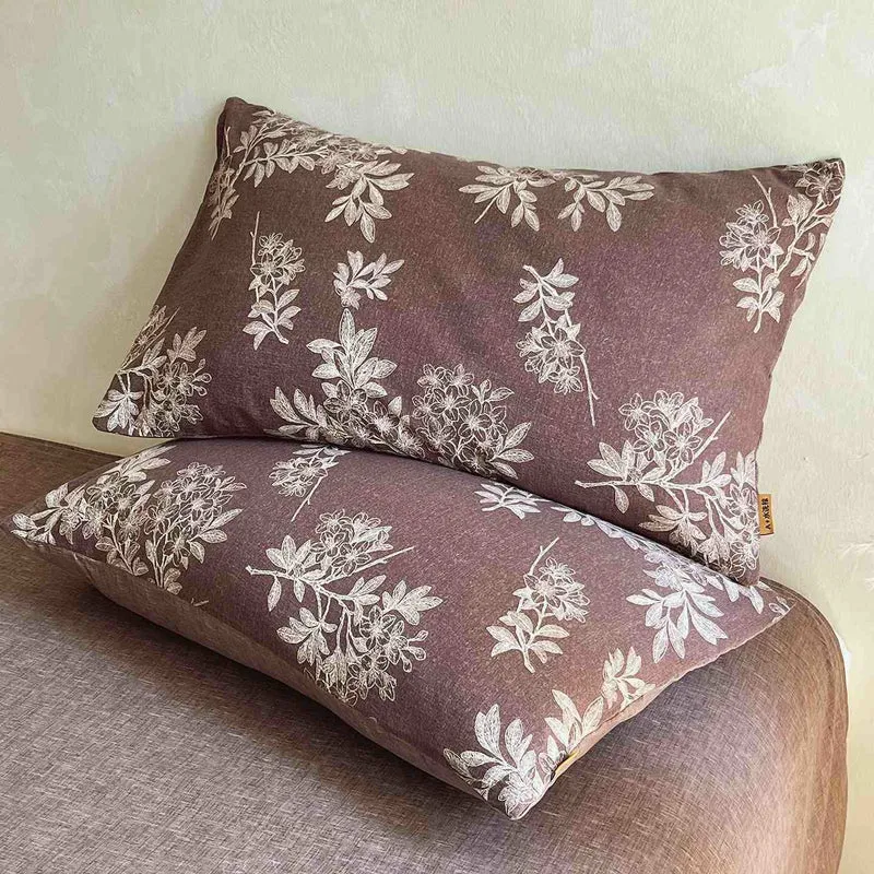 Ownkoti Vintage Elegante Bettwäschegarnitur mit Blumenmuster (4-teilig)