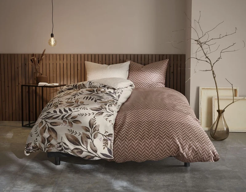 Kleine Wolke Bettwäsche Satin Lian Taupe