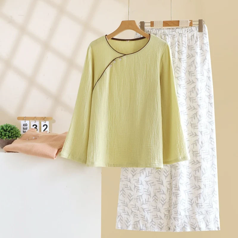 Ownkoti Loungewear aus orientalisch inspirierter Blattbaumwolle