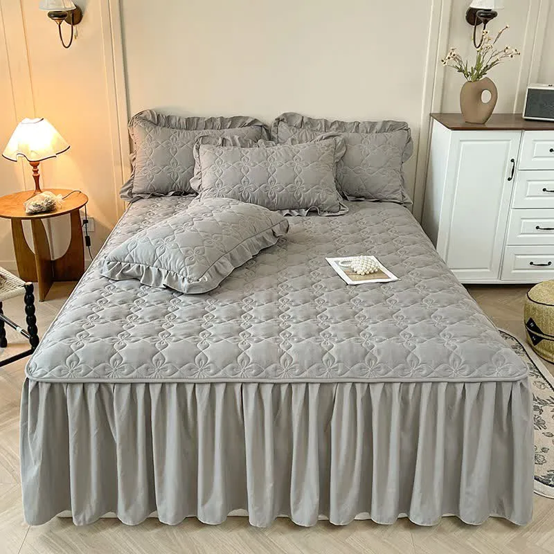 Ownkoti Geometrisches Steppbettlaken