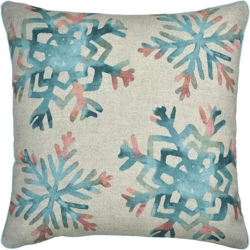 Pad Kissenhülle Flakes 45x45cm aqua