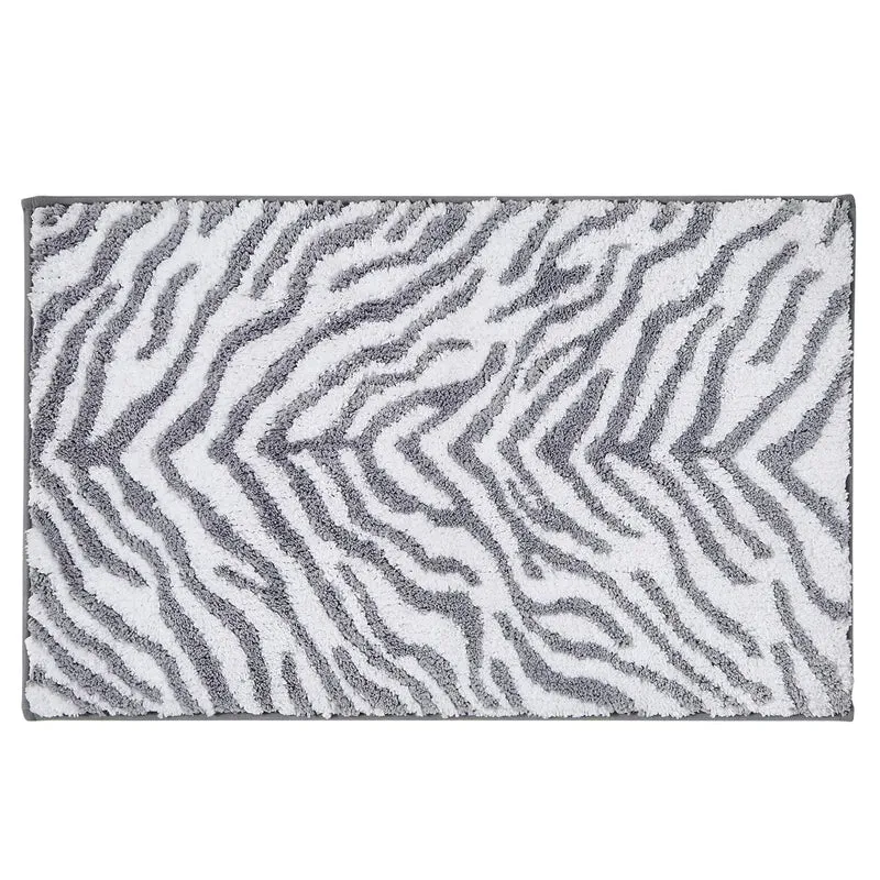 Allure Badteppich Zebra 50x80cm Grau