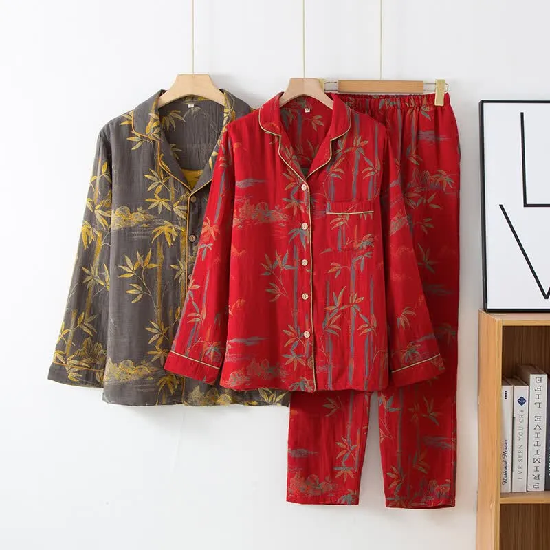 Ownkoti Partner-Loungewear aus Baumwollgaze und Bambus