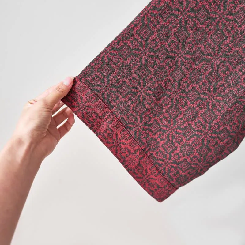Ownkoti – Weihnachtsinspirierter Kimono-Bademantel aus Baumwollgaze
