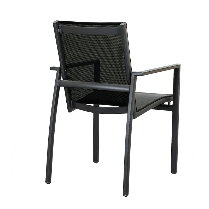 Zeo Living Stapelstuhl DL51NL Aluminium anth./black
