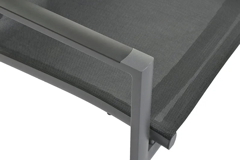 Zeo Living Stapelstuhl DL51NL Aluminium anth./black