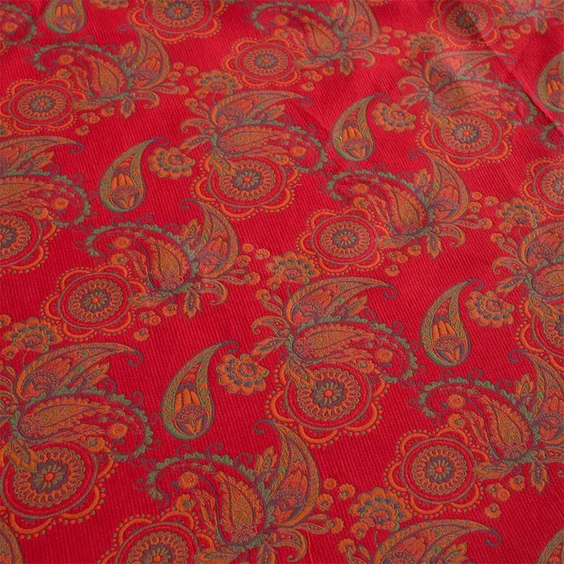 Spannbettlaken aus Baumwolljacquard mit Paisley-Blumenmuster