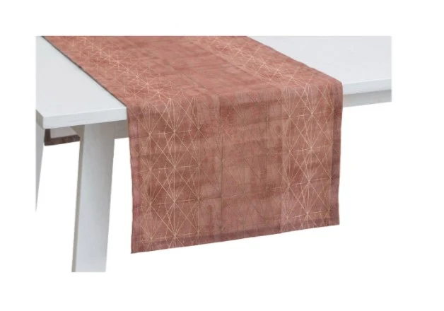 Pichler Tischläufer Jewel 50x150cm ziegelrot