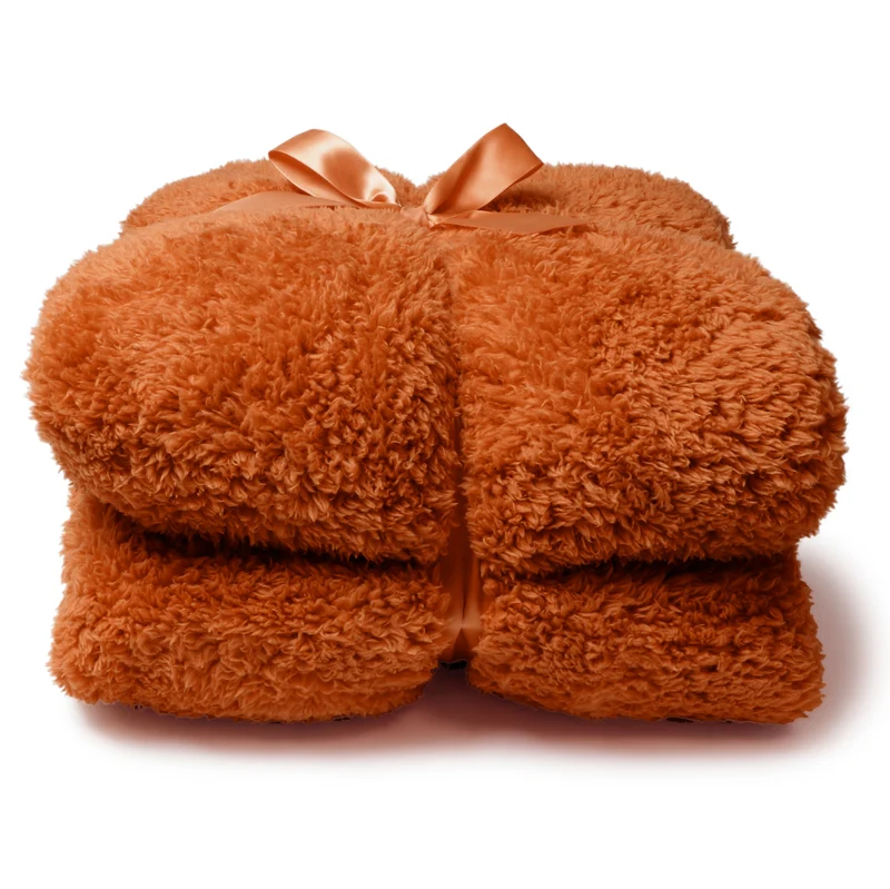 Unique Living Microfaser Teddy Decke 150x200cm