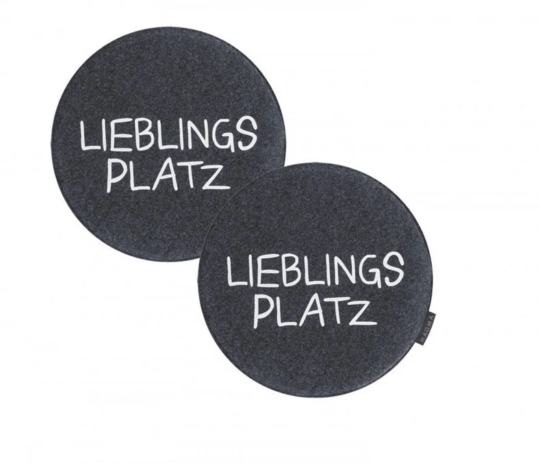 Magma 2er Set Stuhlkissen Lieblingsplatz