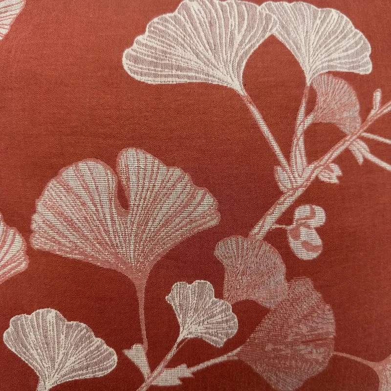Rustikales Ginkgoblatt-Akzentkissen