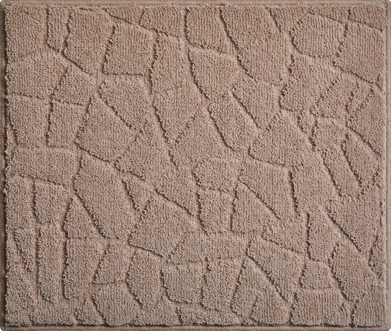 Grund Badteppich Terazzo Schokosahne