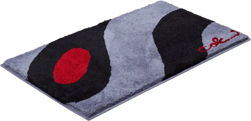 Grund Badteppich Colani 35 grau-schwarz