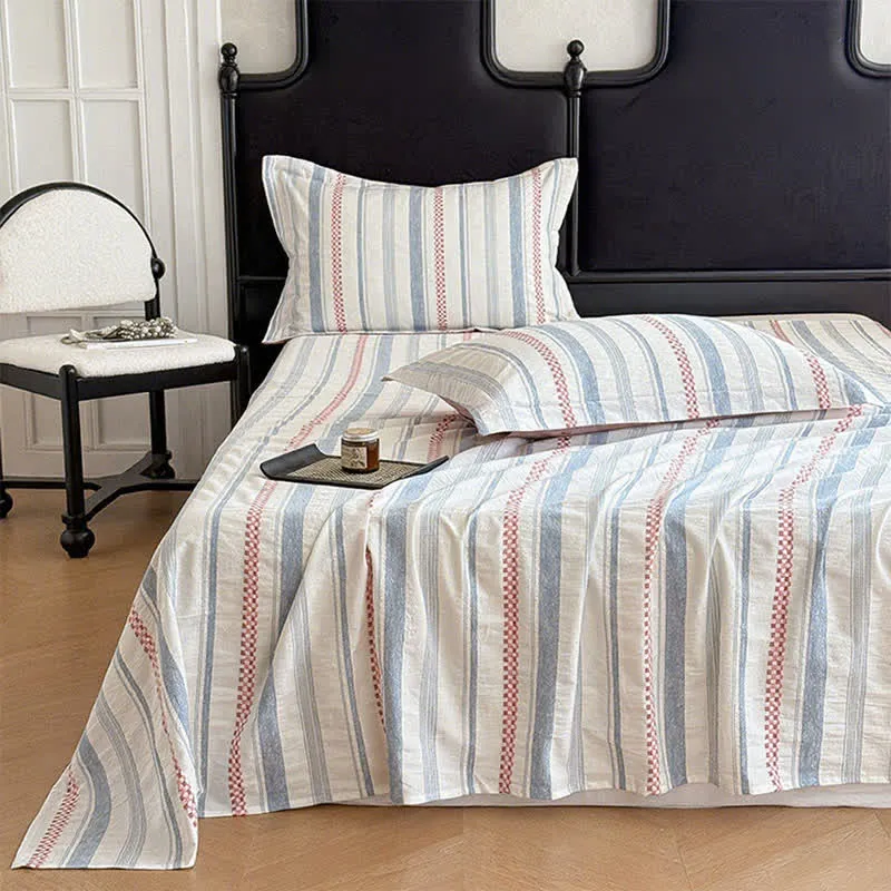 Tagesdecke aus reiner Baumwolle mit Jacquardmuster