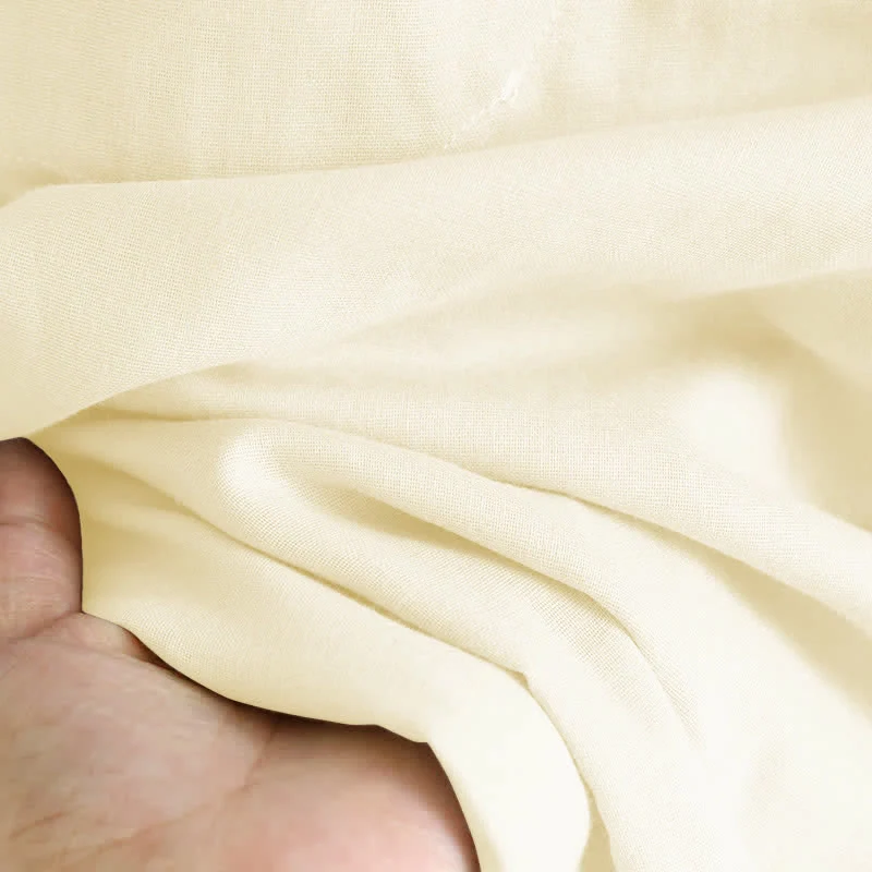 Einfarbiger Rüschen-Baumwollpyjama mit Camisole