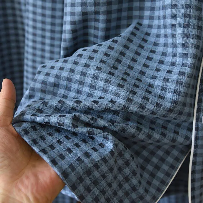 Klassisches kariertes Unisex-Loungewear-Set