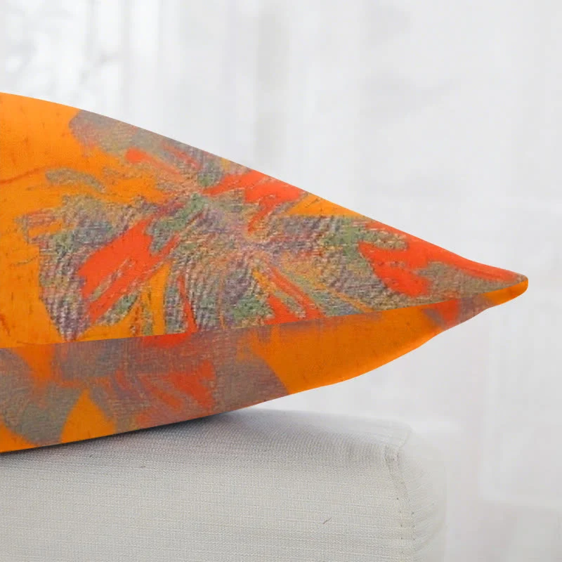 Iris Quadratische Kissenbezüge aus Baumwollgaze-Jacquard (2 Stück)
