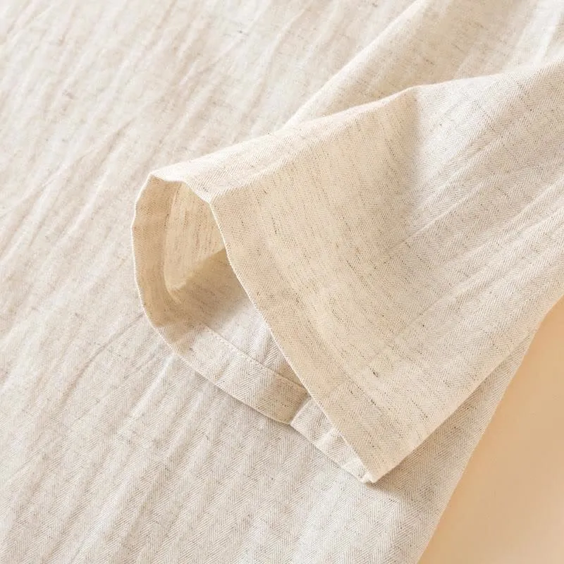 Loungewear-Set im orientalischen Stil mit Knöpfen