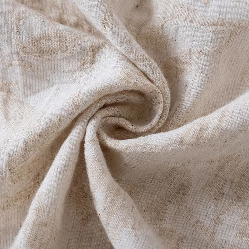 Passendes minimalistisches Loungewear-Set aus Baumwollleinen