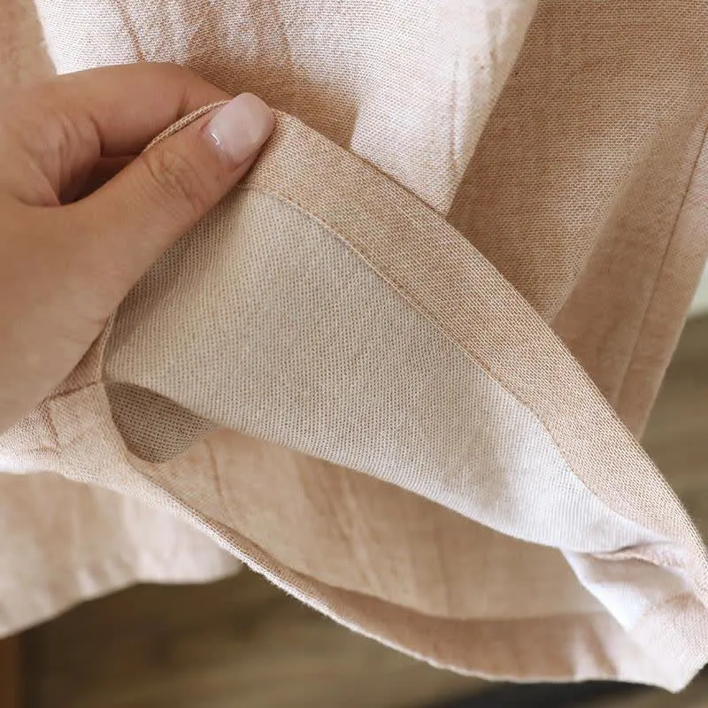 Passende Loungehose aus Baumwollleinen für Paare