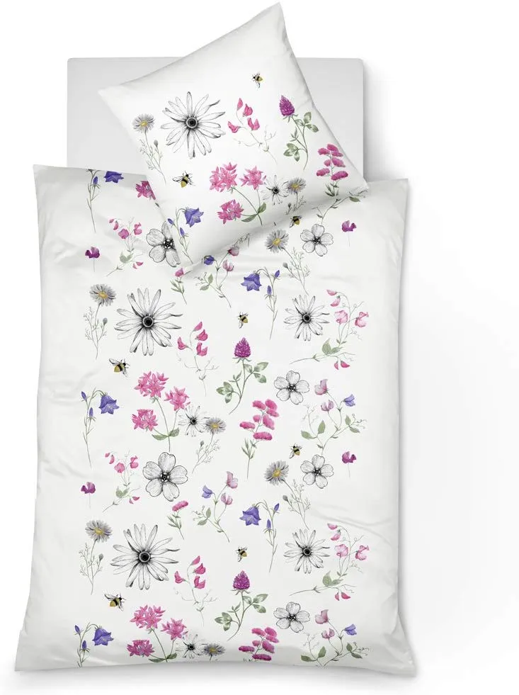 Fleuresse Bettwäsche Mako-Satin Magnolia