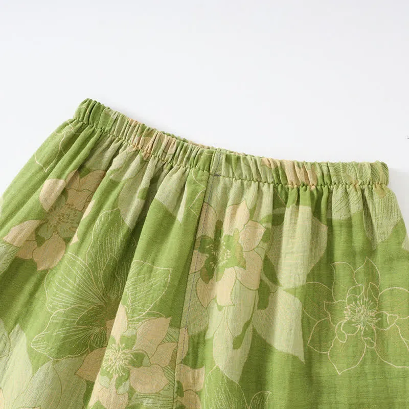 Unisex-Loungewear-Set aus Hibiskus-Baumwolle
