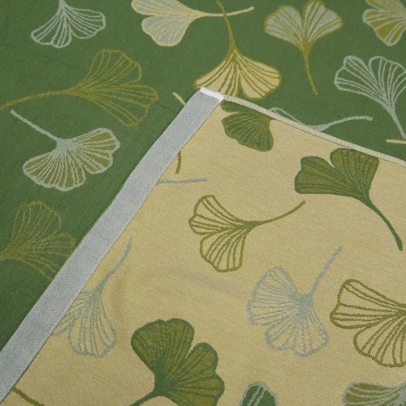 Grüne Ginkgoblatt-Sommerkühldecke