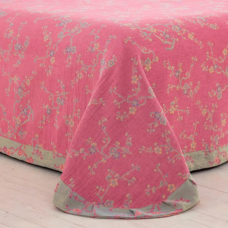 Wintersweet Baumwollgaze-Jacquard-Bettwäscheset (4-teilig)