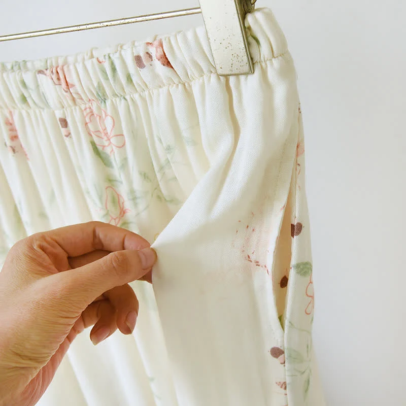 Rustikales Pyjama-Set aus Bambusfaser