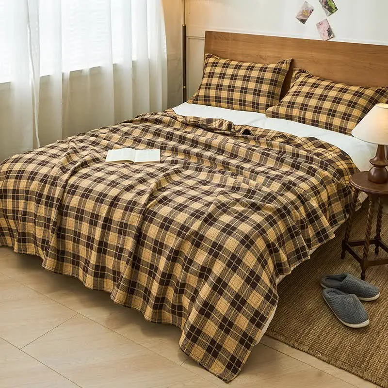 Baumwollgarn Vintage Plaid Quilt