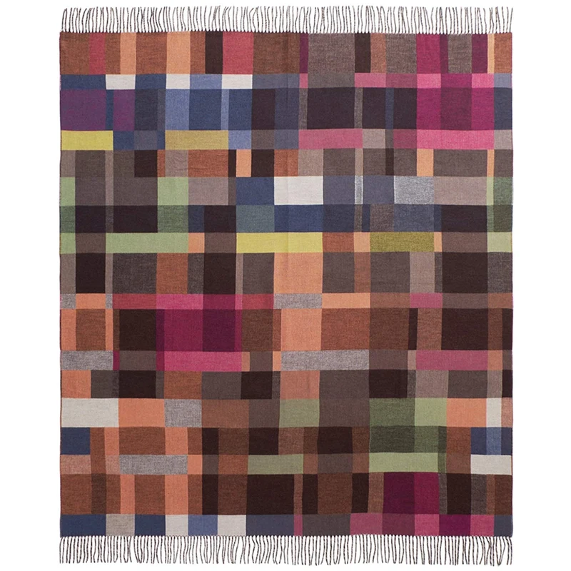 Biederlack Plaid Dark Velvet Facet 130x170cm