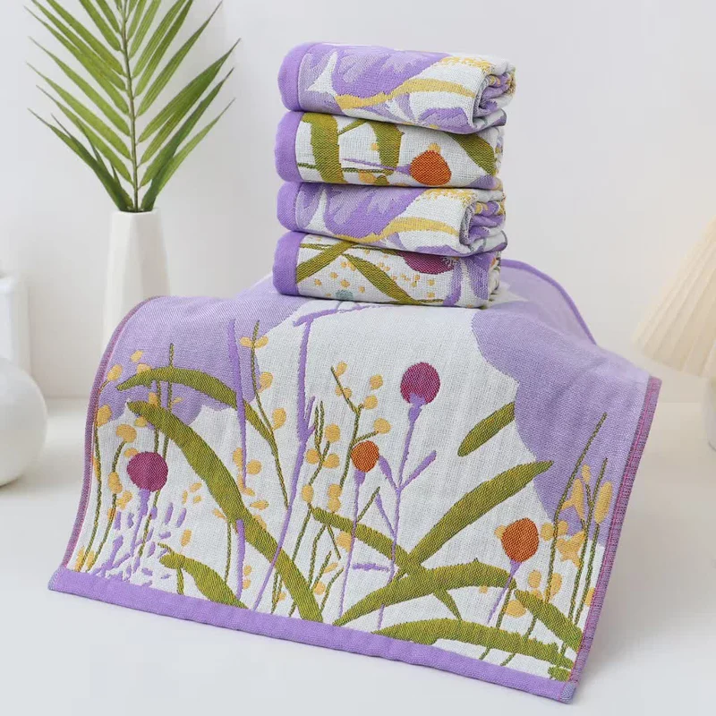 Jacquard Pastoral Baumwollgaze Funktionshandtuch