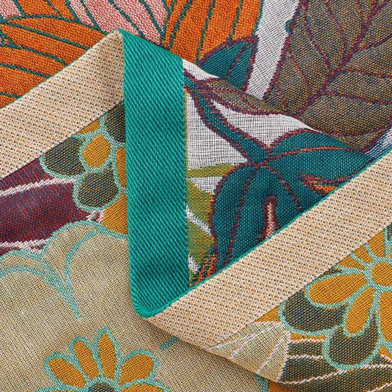 Schnelltrocknendes Badetuch aus Baumwollgaze mit Blumenmuster