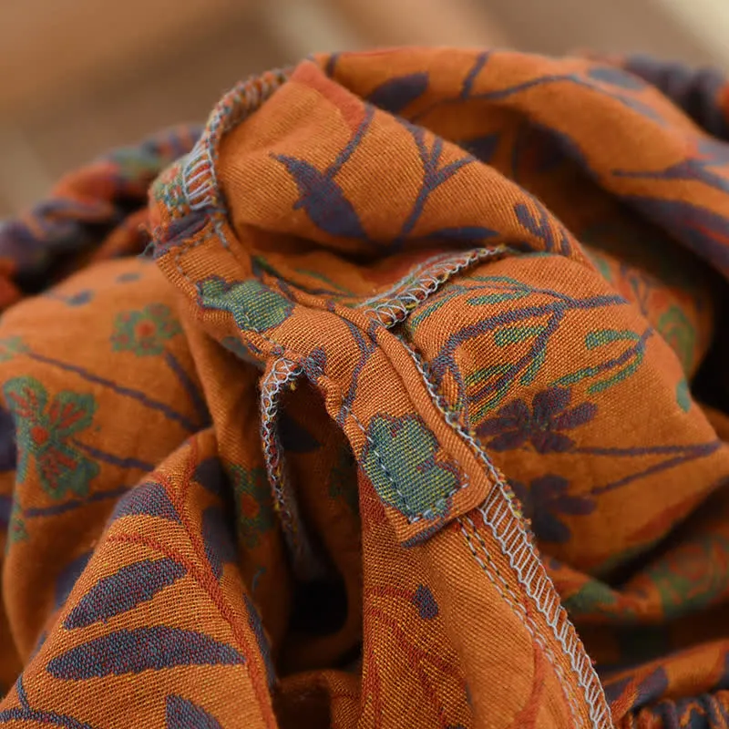 Kurzärmeliges Loungewear-Set aus garngefärbter Baumwolle im Jacquard-Stil (3-teilig)