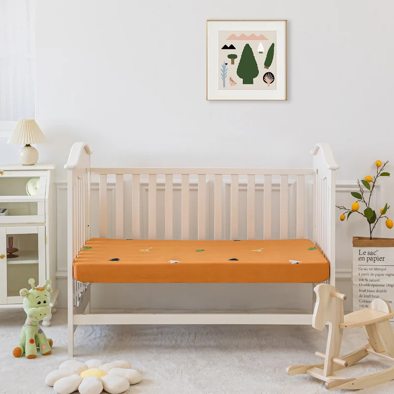 Bettwäscheset für Kinderbett aus Baumwolle mit Tiermotiven im Waldmotiv (3-teilig)