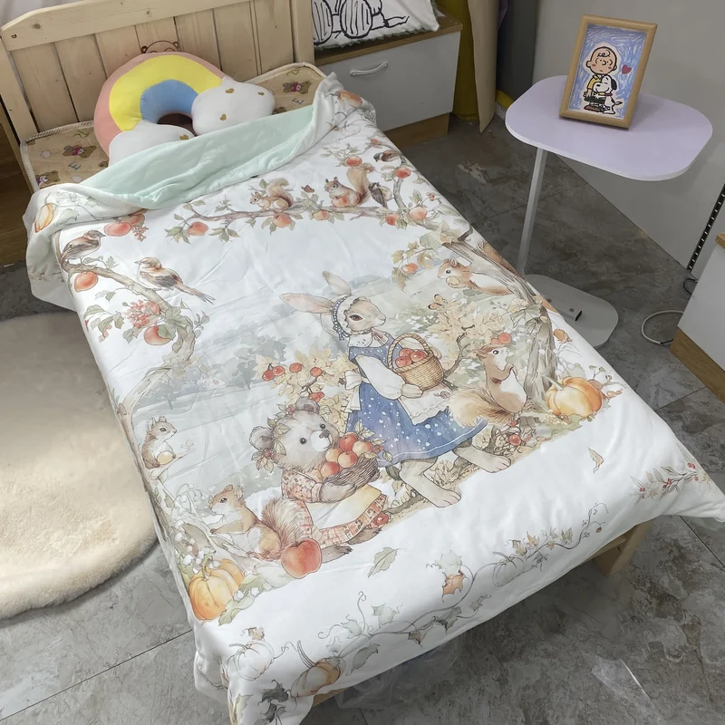 Baby-Märchen-Steppdecke aus reiner Baumwolle