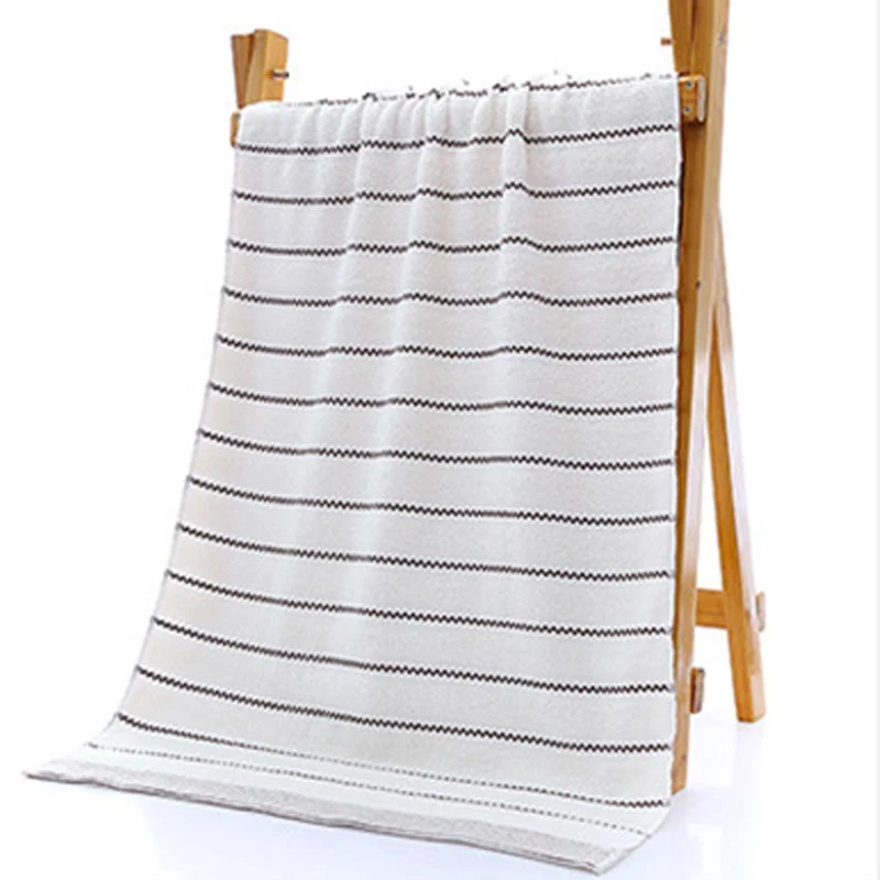 Ownkoti Gestreiftes Badetuch-Badetuch-Set
