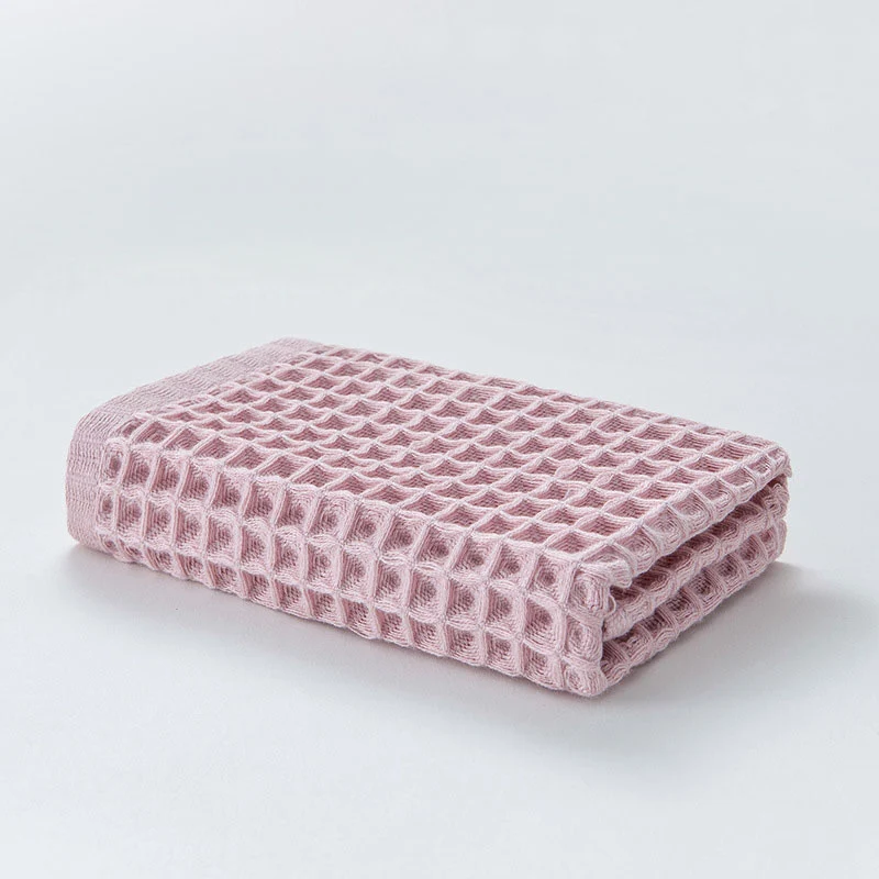 Ownkoti Einfaches Handtuch aus Baumwolle mit Waffelmuster (6 Stück)