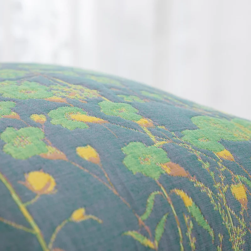 Lotus Pond Jacquard-Kissenbezüge aus Baumwollgaze (2 Stück)