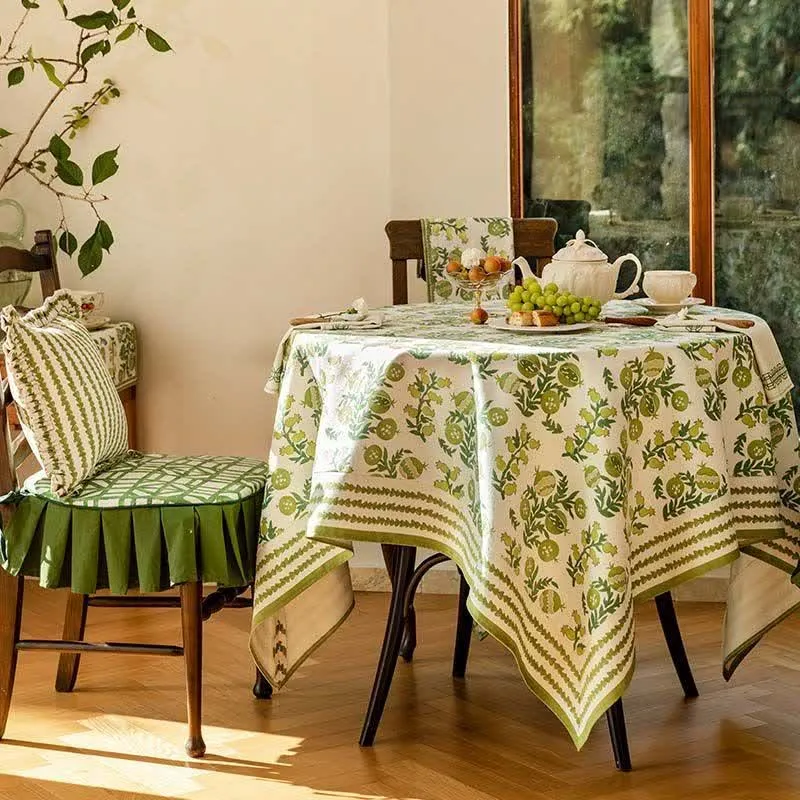 Wasserdichte, erfrischende, weiche Tischdecke mit Blumenmuster