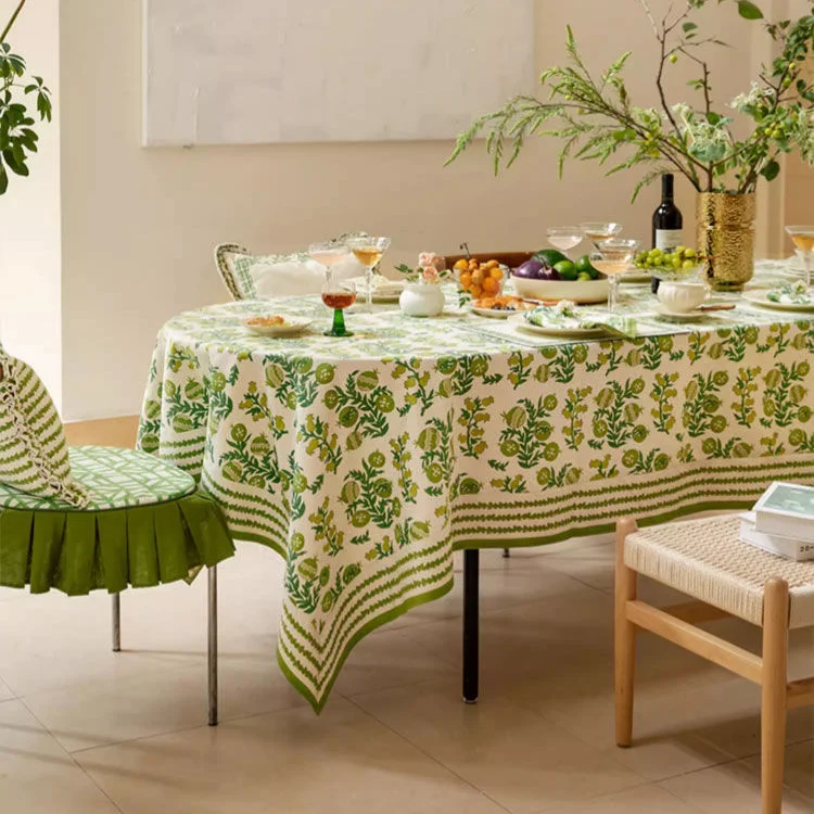 Wasserdichte, erfrischende, weiche Tischdecke mit Blumenmuster