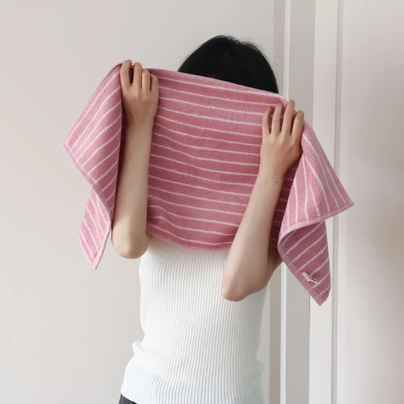 Gekämmte Baumwolle, gestreiftes, wasserabsorbierendes Handtuch